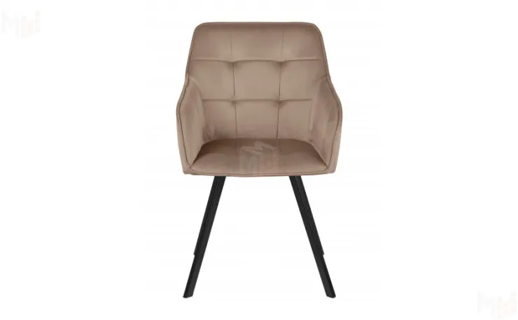 Кресло поворотное Мони Confetti latte/черный