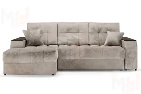 Угловой диван-кровать Лас-Вегас Бежевый левый