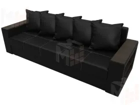 Диван прямой Дубай Лайт ( Черный )