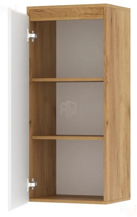 Пенал ГРЕТТА навесной 1С  Крафт золотой-Белый