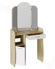 Стол туалетный София Т1 (Дуб сонома/Белый)