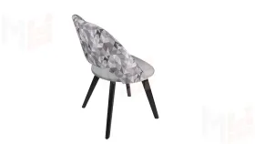 Стул Сириус тип 1  Черное дерево / тк. №123 / тк.121