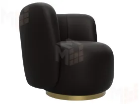 Кресло Лига-072 ( экокожа GRIFON 12 коричневый )