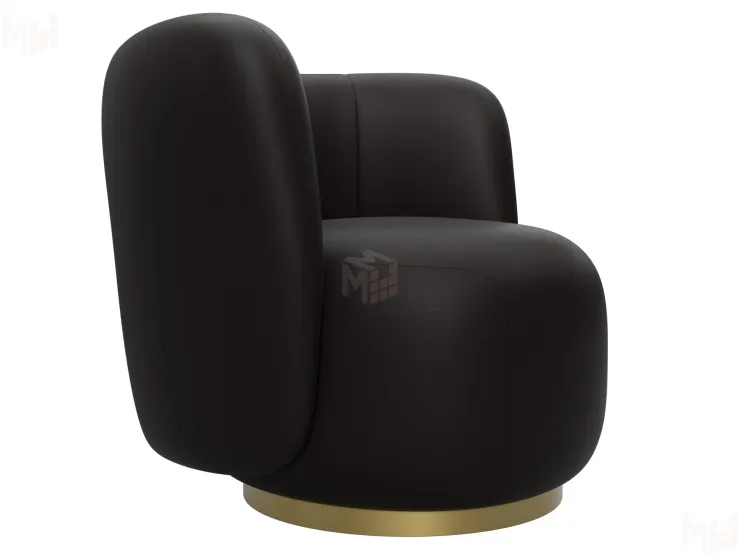 Кресло Лига-072 ( экокожа GRIFON 12 коричневый )