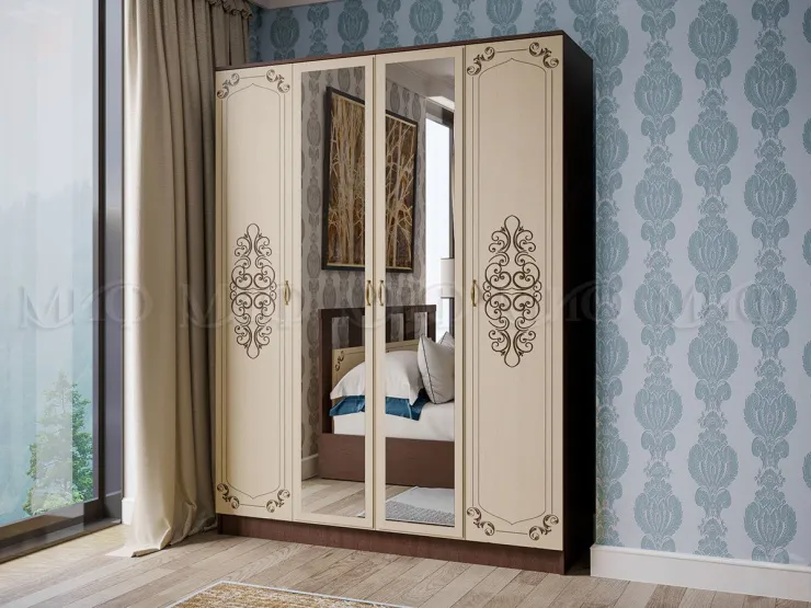 Шкаф 4-х створчатый Жасмин