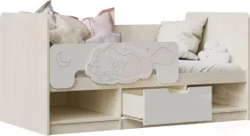 Детская кровать Юниор-4 (1,6) шарли белый