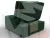Кресло-кровать Лига-107 (80) ( SEVEN 626 зеленый )