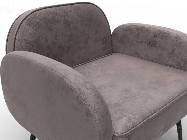 Кресло Лига-086 ( велюр NUVOLA 34 светло-коричневый )