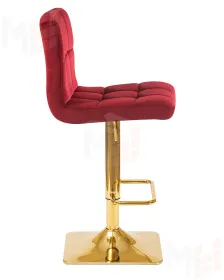 Стул барный DOBRIN GOLDIE (бордовый велюр (MJ9-43))