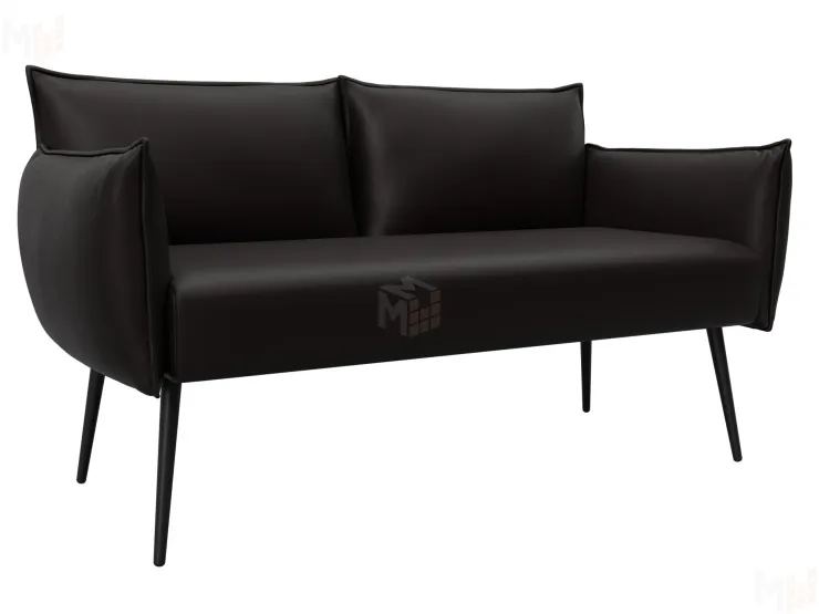 Диван прямой Лига-083 ( экокожа GRIFON 12 коричневый )