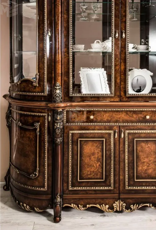 Сервант Джоконда 4-ств корень дуба глянец