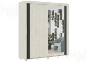 Шкаф-купе Форест 2,0 дуб крафт белый