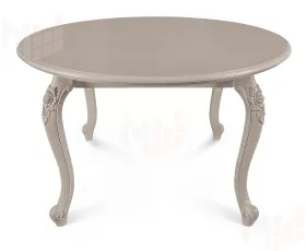 Стол Мокко круглый бежевый