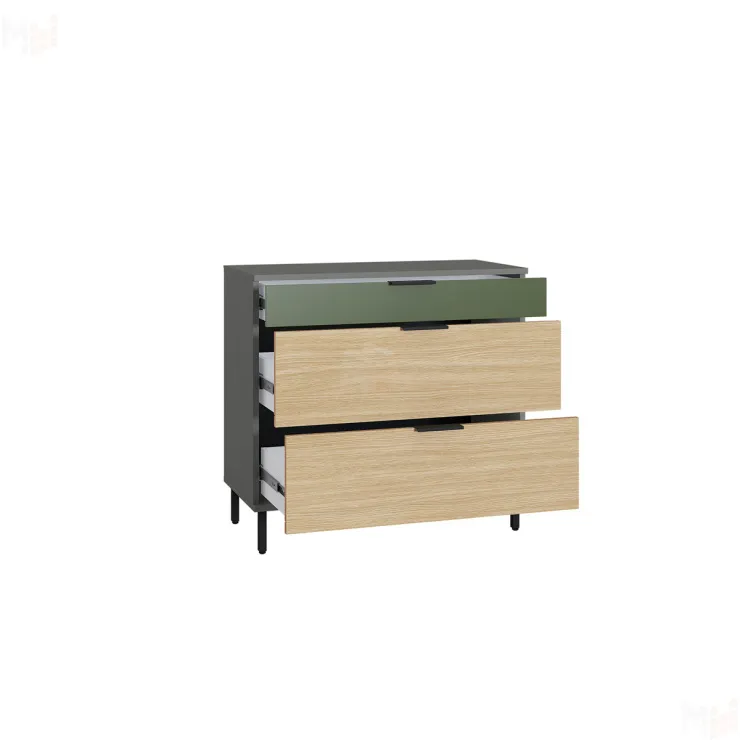 Комод Марвэл 16.234.03 Темно - серый 