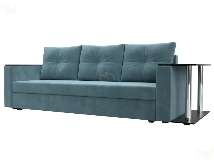 Диван прямой Атланта со столом справа