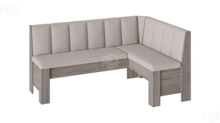 Кухонный уголок Ганновер Дуб Сонома трюфель, Рогожка Capri Бежевая