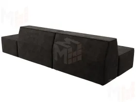 Диван прямой модульный Монс Модерн правый ( BRUT 17 коричневый )