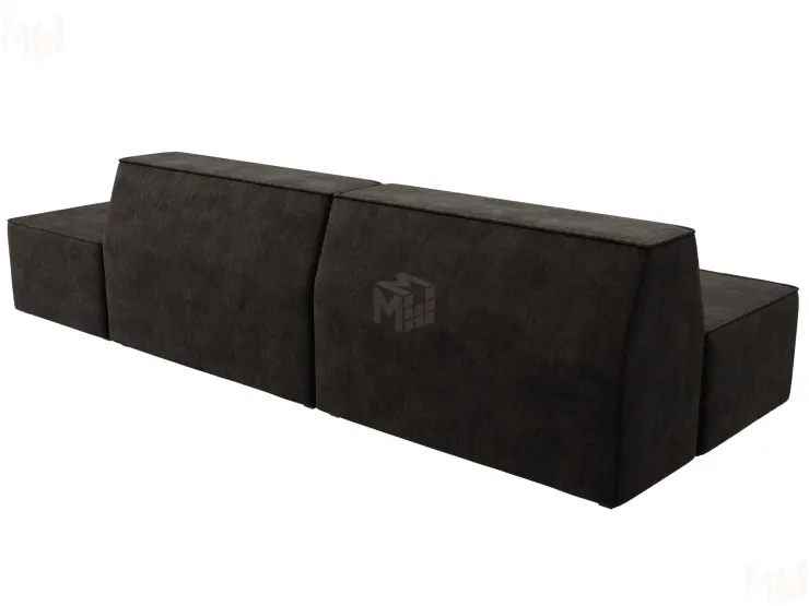 Диван прямой модульный Монс Модерн правый ( BRUT 17 коричневый )