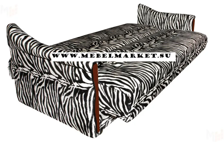 Диван книжка флок Зебра