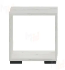 Стеллаж  ГРЕТТА Куб 1 Дуб Крафт белый