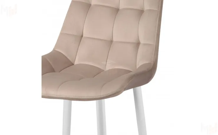 Полубарный поворотный стул Эйден Confetti smoke/белый