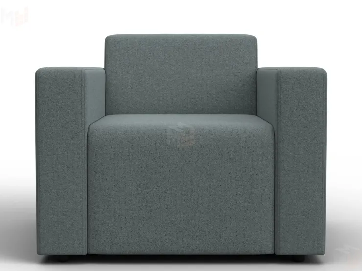 Кресло Лига-093 ( Амур 07 серый )