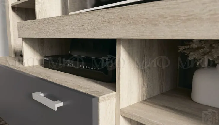 Комод Ангара (дуб юкон/графит)