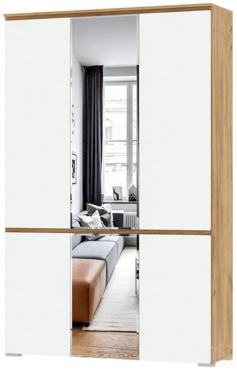 Шкаф ГРЕТТА 4С2ЗР  Дуб Крафт золотой