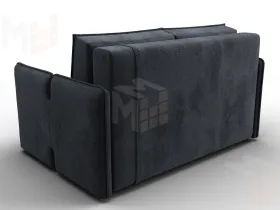 Диван прямой Лига-117 ( TOWER 11 темно-серый )