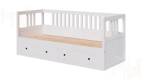 Кровать-кушетка из массива КЫМОР 80*200 белый