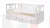 Кровать-кушетка из массива КЫМОР 80*200 белый