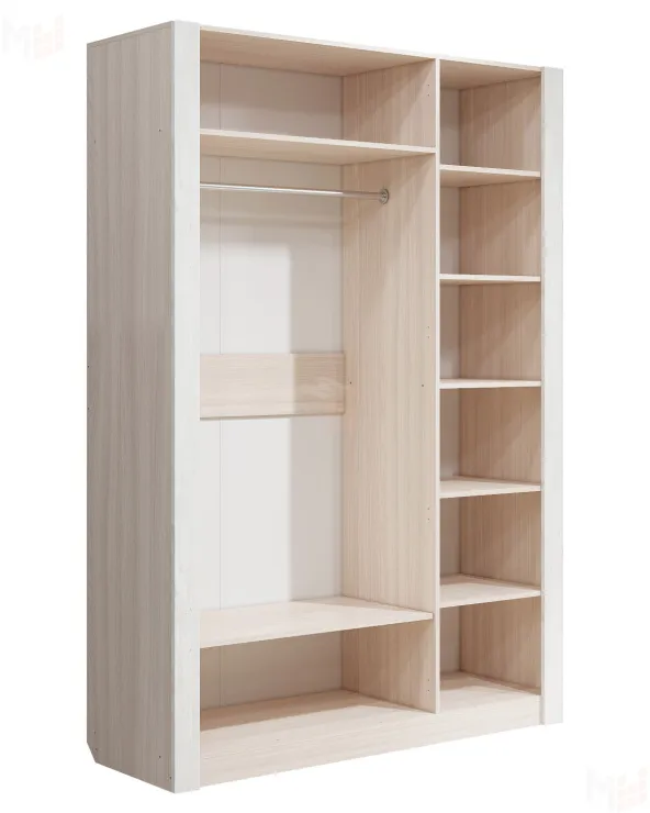 Шкаф 3-дв Ривьера РИВ2 ясень шимо 