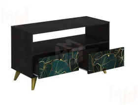 Тумба Фьюжн Арт ТМ-005 камень угольный/Tropical