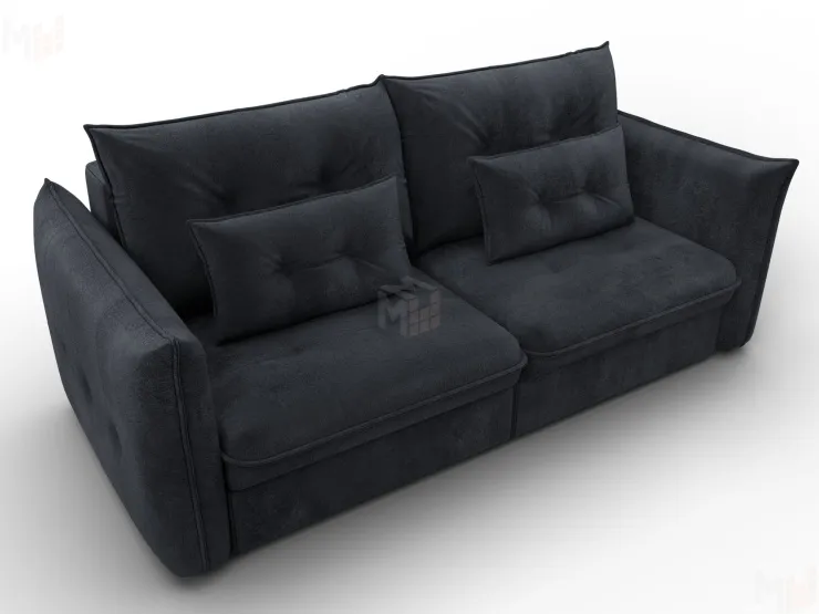 Диван прямой Лига-100 НПБ ( TOWER 11 темно-серый )