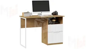 Стол письменный Хилтон Тип 1 - 404.005.000 Белый матовый