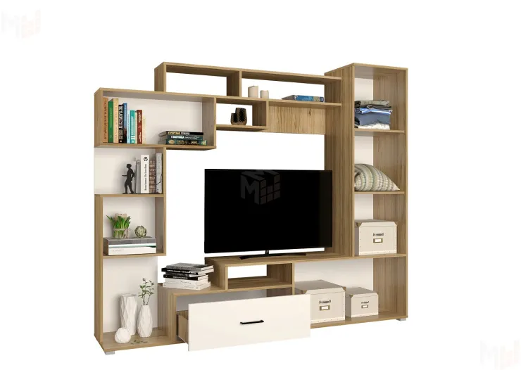 Гостиная Пекин (дуб золотой/белый)