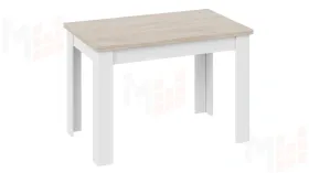 Стол раздвижной Промо  тип 4 Белый, Дуб Сонома светлый