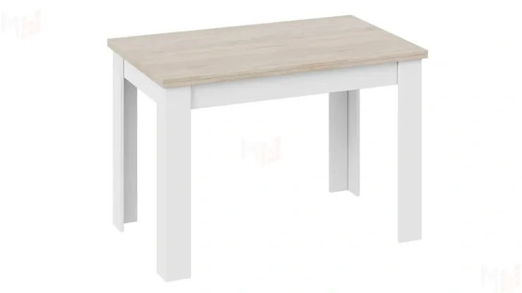 Стол раздвижной Промо  тип 4 Белый, Дуб Сонома светлый