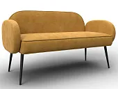 Диван прямой Лига-086 ( BRUT 10 желтый )