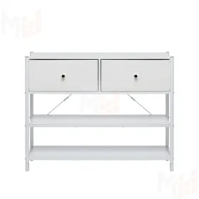 Комод Leset Нирита/Хайди с полками 2 ящика (Белый/Белый/Белый)