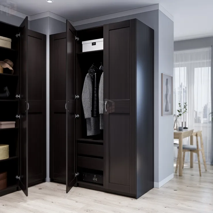 Шкаф Макс 2 двери 75х61х233 венге