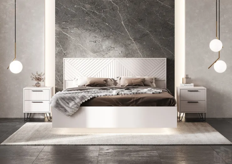 Тумба прикроватная Флэш (кашемир) 2 шт