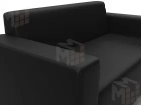 Диван прямой Лига-093 ( Черный )