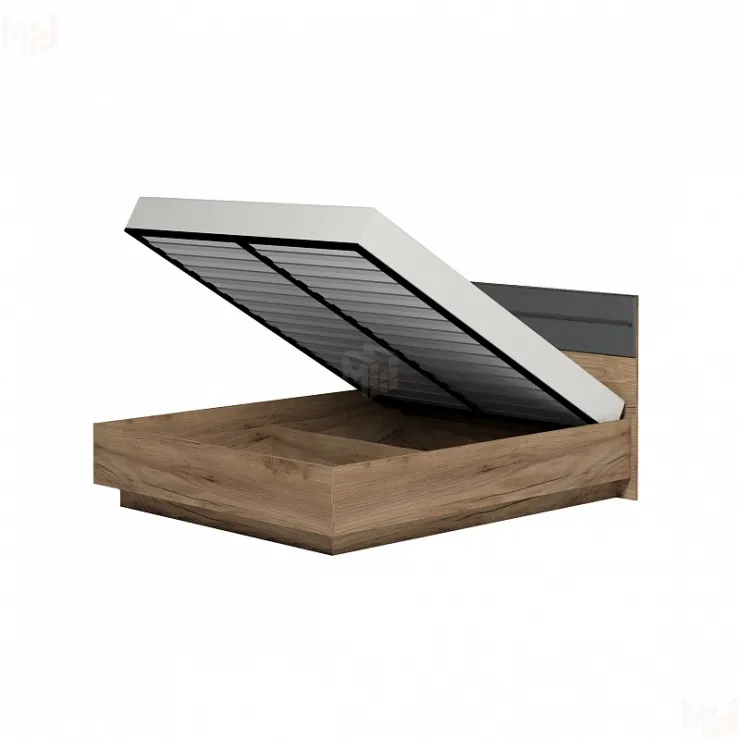 Кровать Neo 308 Люкс с подъемным механизмом (1400) Дуб табачный