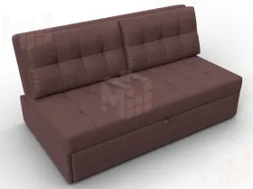 Диван прямой Лига-107 (160) ( JOLY 09 бордовый )