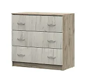 Комод с 3 ящиками Басса КМ 551 М  дуб крафт