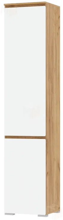 Пенал ГРЕТТА  2С  Дуб Крафт золотой - Белый