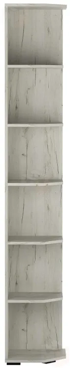 Шкаф торцевой ИТАЛИЯ ШТ-370 Крафт белый