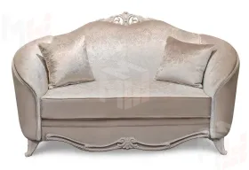 Диван Мокко 2х местный бежевый, французский раскладной механизм