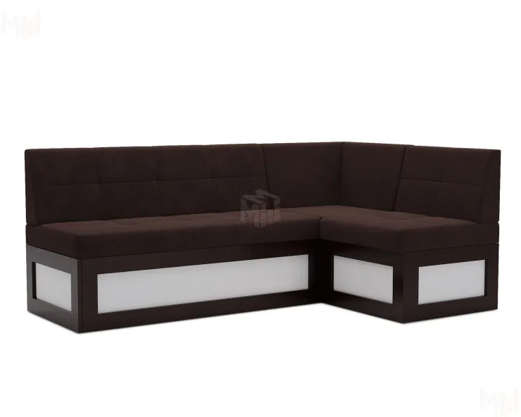 Нотис Правый угол (Велюр шоколад HB-178 16) 187х82х112 см